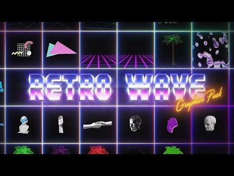 FREE Synthwave and Vaporwave Graphics | Free Assets