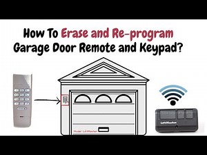 How to Erase & Re-program Garage Door Car Remote and Keypad