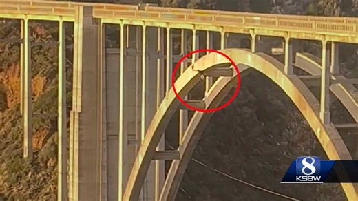 Authorities warn against base jumping off Bixby Bridge