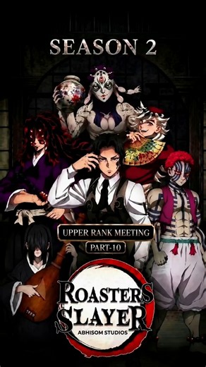 UPPER RANK MEETING GONE WRONG S2 PART-10 🤡🤣#shorts #anime #demonslayer #muzan #kokushibo #dubbing