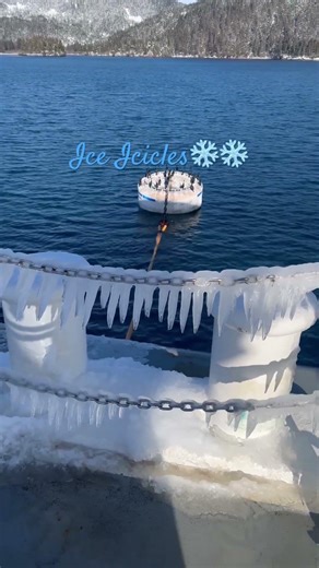 Ice Icicle in formation #youtuber #frozen #ice #icicles #subscribe
