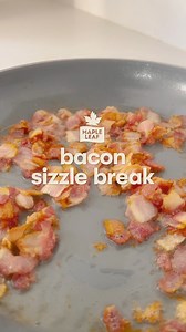 🚨Alert: Time for a bacon break! 🥓🎶 Tune in to the relaxing sounds of sizzle, and out of the back-to-school bustle. | Maple Leaf Foods