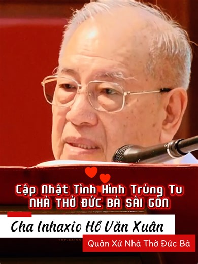 Tình hình trùng tu Nhà Thờ Đức Bà Sài Gòn