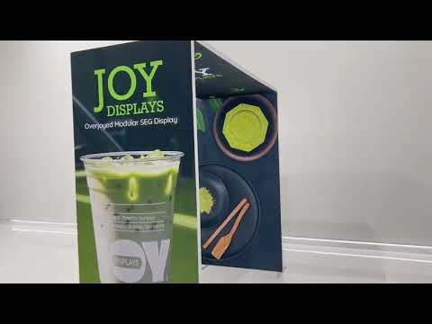 Custom Trade Show Booth Display | Overjoyed SEG Modular Exhibit 10ft–20ft with Bridge