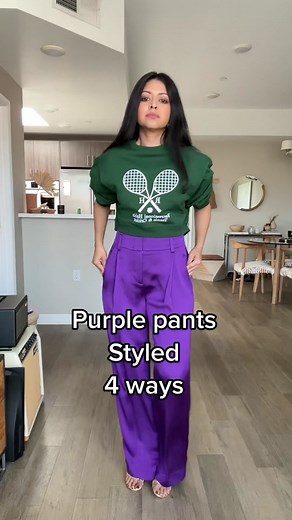 Styling Lavender Pants for Fall: 4 Different Ways