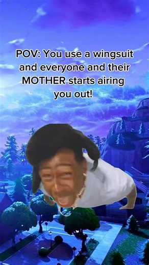 Michael Galvez on Instagram: "Anyone else get knocked while trying to take off with the wing suit? #Fortnite #fortniteclips #gaming #fyp"