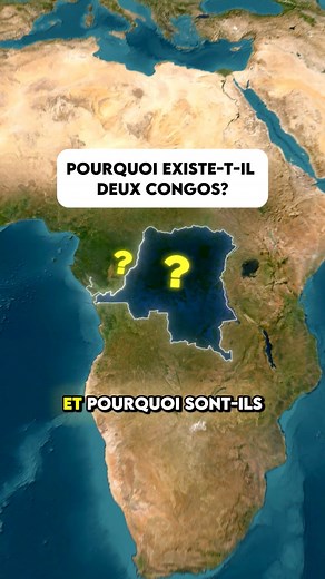Pourquoi il existe 2 Congos ? Je t’explique tout ça dans cette vidéo ! #cultureg #géographie #culturegenerale #apprendre #savoir #congo | César - Culture G