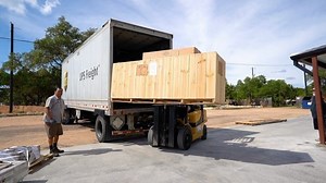 Just a girl and her fork lift. 😄 Huge Announcement! I’m very proud to be announcing that The Woodshed is partnering up with @grizzlyindustrial You guys know I aim high and I can’t be more thankful to have Grizzly on my side to help execute my big plans. I’ll do a shop tour once I have it all set up and running to give you a thorough walk-through. Also!! Grizzly has been awesome enough to give me a 10% off, on going, discount code for you guys! So if Grizzly is on your wish list then use the cod