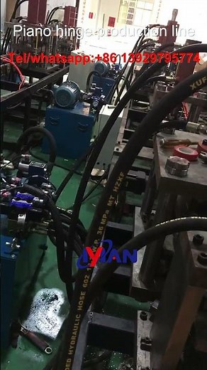 continious hinge automatic making machine
