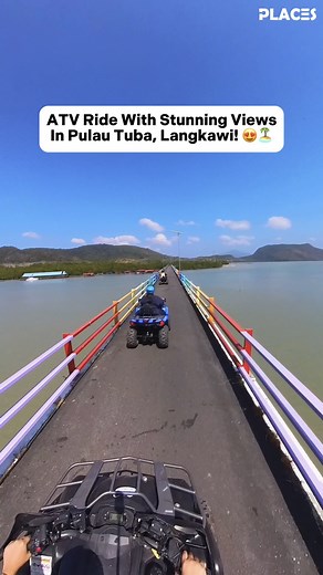 Experience ATV ride with stunning views in Pulau Tuba, Langkawi! 😍🏝️ . 📌 Discover the beauty of Pulau Tuba 🌊while riding an ATV 🏍️ around the island. It is a strikingly beautiful island 🪸 located 5 kilometres from Kuah and a 20-minute boat ride! 🚤 . 【 Jeti Pulau Tuba 】 📍Jalan Jeti Pulau Tuba, 07000 Langkawi, Kedah ✅ 9am - 7pm 📞 013 - 487 1423 . Naturally Langkawi #NaturallyLangkawi #LangkawiGeopark #99magicalislands #LangkawiBestWey #LangkawiMissesYou #Malaysia #MalaysiaTrulyAsia #Langk
