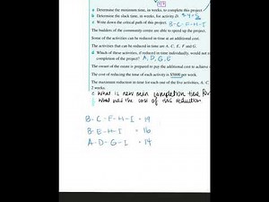 Crashing example 2 general maths year 12 networks