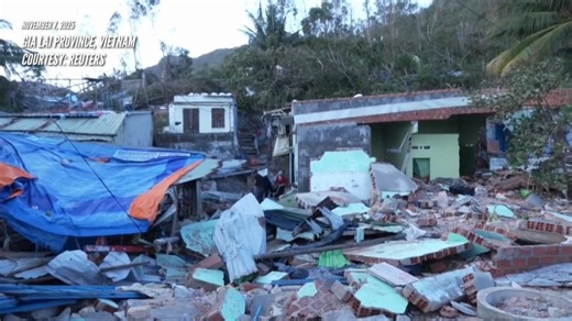 At least five people died in Vietnam after Typhoon Kalmaegi pummelled coastal regions with destructive winds and heavy rain, officials said on Friday, Nov. 7, following the storm's deadly passage through the Philippines where it killed at least 188 people. The typhoon made landfall in central Vietnam late on Thursday, Nov. 6, uprooting trees, damaging homes, and triggering power outages, before weakening as it moved inland. In Gia Lai province where Kalmaegi directly made landfall, people were s