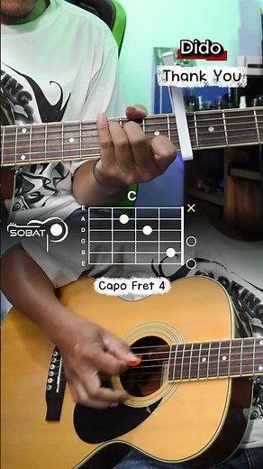 Dido - Thank You | Guitar Chords #guitartutorial