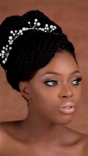 Afro Bridal Hairstyles Inspo💕💕