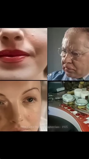 1930s makeup tutorial (colorized) #vintage #beauty #1930s