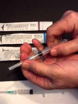 XN ClickZip Retractable Safety Syringe, How its works
