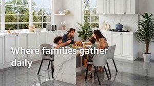 63"Modern Imitation Marble Dining Table,Rectangle Island Table with LED Lights,Marble Stripe & Grille Texture–Rectangle Island Table for 4-6 People,Ideal for Dining Room,Living Room,(White)–No chairs