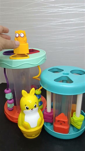 super cool bear & owl shape sorter loop