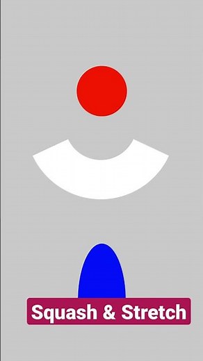 Squash & Stretch animation in After Effects #shorts