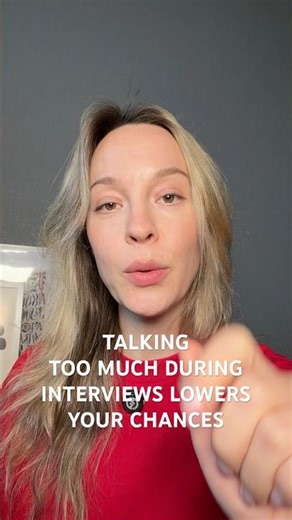 STOP Talking Too Much in Interviews #interview #career #work #shortsyoutube