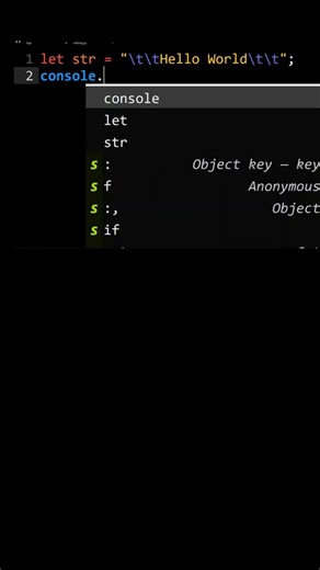 What Does Trim Do In JavaScript