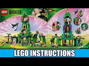 LEGO Instructions - Wicked - 75684 - Welcome to Emerald City - Part One (All Books)