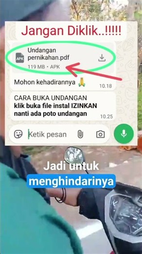 Tips menghindari modus penipuan undangan digital #waspadapenipuan