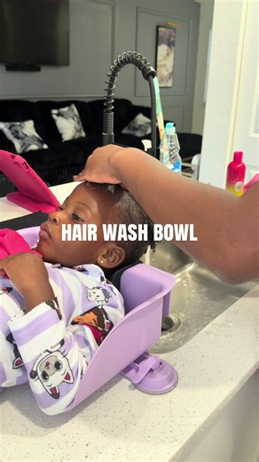 Portable Hair Wash Bowl for Easier Kid Hair Washing