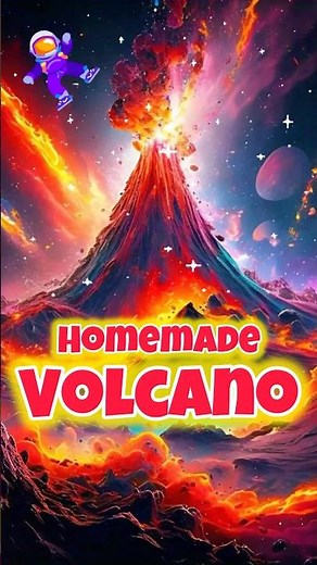 DIY Fun HOMEMADE Volcano!