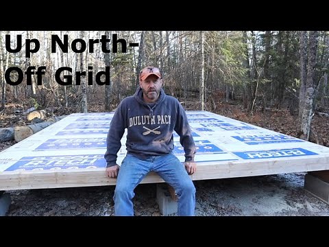 The Tiny Cabin Bunkhouse: Building and Insulating the Floor.