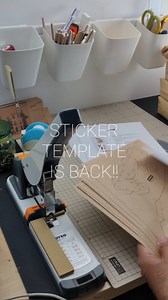 I have fixed (again) my printer. Now the cardboard craft STICKER template is back!! #papercraft #craft #cardboard #cardboardcraft | KRAF Studio