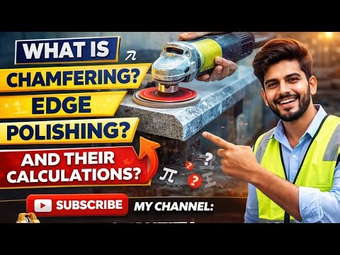 What is Chamfering & Edge Polishing? Full Calculation Explained 🔥|Life Of Quantity Surveying