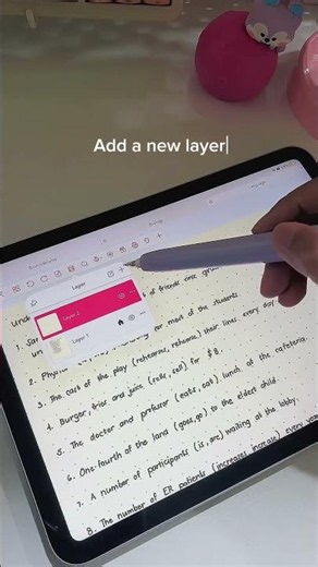 Use layers to write your answers. #freenotes #studytok #digitalnotes #ipad #fyp