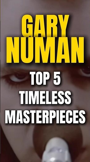 Top 5 Gary Numan Songs — My All-Time Favorites #GaryNuman #Synth #Industrial #music #Top5Songs