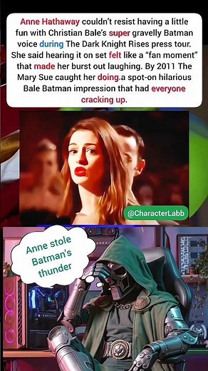 Anne Hathaway Does Batman Better Than Batman?