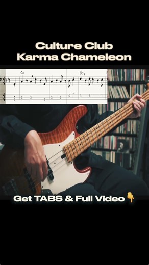 Culture Club - Karma Chameleon (BASS TABS)