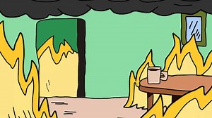 Zoom background video meme