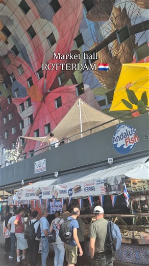📍Markthal Rotterdam 🇳🇱 | Food, art & amazing architecture! #rotterdam #netherlands