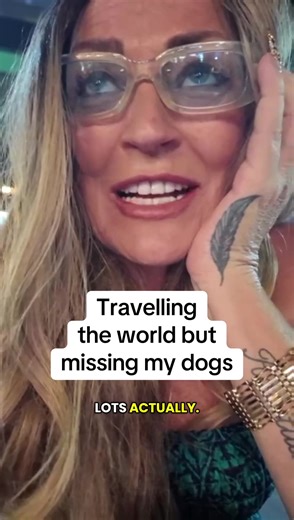 I miss my babies Mandy and Bear so much! Anyone else miss their dogs while travelling? #travelling #dogmum #essexgirl #lovemydog #womenover50