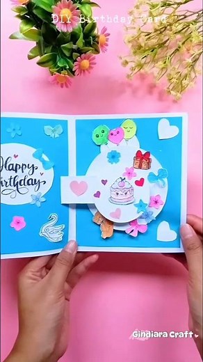 DIY Birthday Card | Easy Handmade Pop Up Greeting Card Tutorial (part 2)