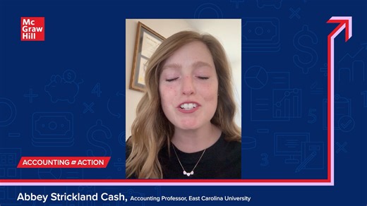 Abbey confidently integrates Connect into her Financial and Managerial Accounting courses at East Carolina University, knowing that SmartBook delivers top-tier adaptive review and learning. Assigning it for both grading and extra credit ensures her students get the repetition and support they need to excel in accounting. #AccountingInAction #EducationForAll | McGraw Hill Higher Ed