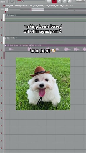 joyful dog type beat 🐶 #shorts #flstudio #memes