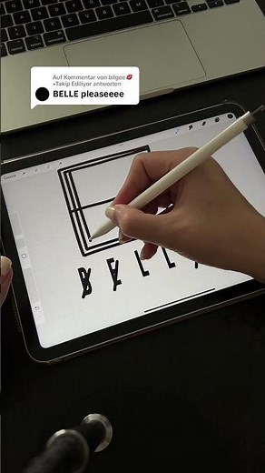 Ultimate ASMR Logo Design in Procreate with Apple Pencil #ProcreateApp #NameLogoDesign