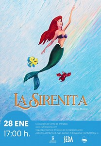 El Auditorio Felipe VI será escenario del Tributo Musical para todos los públicos ‘La Sirenita’