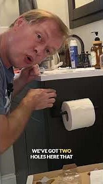 Replace This Loose Toilet Paper Holder