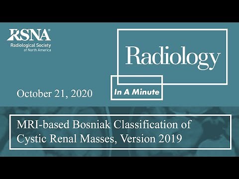 MRI-based Bosniak Classification of Cystic Renal Masses, Version 2019 (Genitourinary)