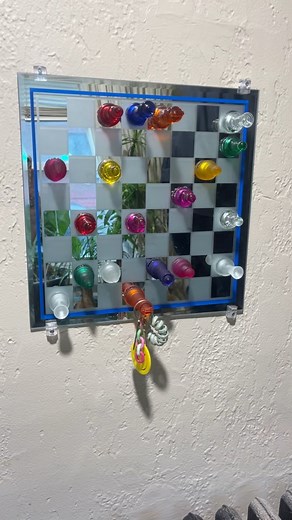 1.4K views · 25 reactions | I made a mirror/key holder out of a chess game ♟️凉 love it sm | Threasa Bryer | Facebook