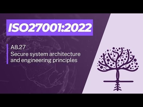 ISO 27001:2022 - A8 27 – Secure System Architecture and Engineering Principles