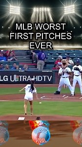 MLB WORST FIRST PITCHES EVER #mlb #MLBB #baseball #beisbol | Beisbol Viral