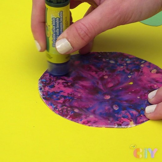 Turtley awesome! Make a suncatcher with this melted crayon turtle craft for kids. | Crayola
